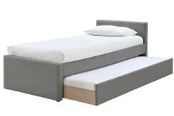 Miliboo Lit Enfant|Lit Enfant-Lit gigogne gris 90x190 cm MACCO