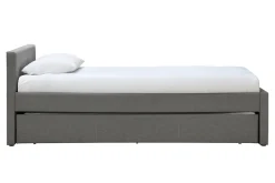 Miliboo Lit Enfant|Lit Enfant-Lit gigogne gris 90x190 cm MACCO