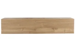 Miliboo Bibliothèque Et Étagère|Bibliothèque Et Étagère-Élément mural TV horizontal en bois clair L138 cm ETERNEL