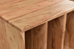 Miliboo Bibliothèque Et Étagère|Bibliothèque Et Étagère-Meuble de rangement vinyles en bois massif L65 cm VIRGILE