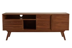 Miliboo Meuble Tv Design-Meuble TV - Buffet vintage bois foncé noyer L160 cm VOLVER