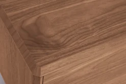 Miliboo Meuble Tv Design-Meuble TV en bois foncé noyer 1portes 2 tiroirs L180 cm SUVA