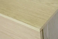 Miliboo Meuble Tv Design-Meuble TV scandinave bois clair chêne 4 tiroirs L180 cm FREDDY