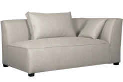 Miliboo Canapé D'angle|Voir Tous Les Canapés-Module d'angle droit pour canapé en tissu beige naturel PLURIEL