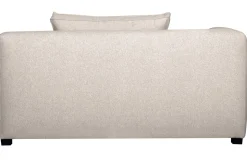 Miliboo Canapé Design|Canapé D'angle-Module d'angle gauche pour canapé en tissu beige naturel PLURIEL