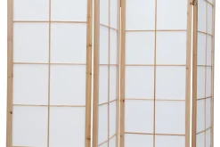 Miliboo Paravent-Paravent japonais en bois et papier de riz L176 cm IKUYO