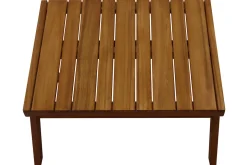 Miliboo Salon De Jardin-Repose pieds en bois massif TIDAK