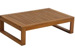 Miliboo Salon De Jardin-Salon de jardin d'angle 6-8 places en bois massif avec coussins déhoussables taupe SALSA