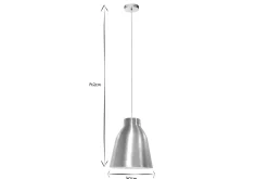 Miliboo Suspension|Suspension-Suspension design en métal blanc D40 cm COROLA L