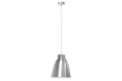 Miliboo Suspension|Suspension-Suspension design en métal acier gris chromé D40 cm COROLA L