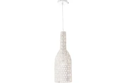 Miliboo Suspension|Suspension-Suspension design en rotin blanc D19 cm PHILAE
