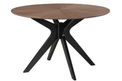 Miliboo Table À Manger Fixe-Table à manger design ovale noyer L160 cm DIELLI