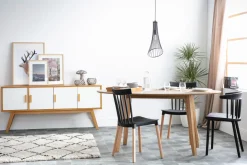 Miliboo Table À Manger Fixe-Table à manger design scandinave ovale bois clair L160 cm MARIK