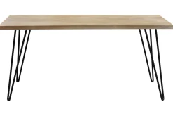 Miliboo Table À Manger Fixe-Table à manger en bois manguier massif L160 cm VIBES