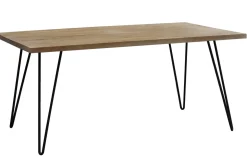 Miliboo Table À Manger Fixe-Table à manger en bois manguier massif L160 cm VIBES