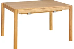 Miliboo Table Extensible-Table à manger extensible rallonges intégrées en bois clair chêne rectangulaire L125-238 cm AGALI