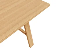 Miliboo Table À Manger Fixe-Table à manger rectangulaire bois chêne L180 cm SAULE
