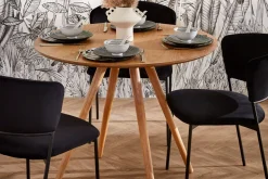 Miliboo Table À Manger Fixe-Table à manger ronde bois clair D90 cm ARTIK