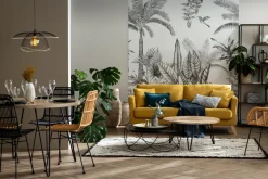 Miliboo Table À Manger Fixe-Table à manger ronde en bois manguier massif D116 cm VIBES