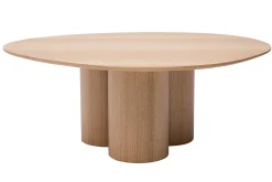Miliboo Table Basse-Table basse design bois clair L100 cm HOLLEN