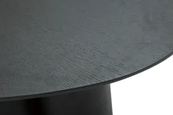 Miliboo Table Basse-Table basse design bois noir L78 cm HOLLEN