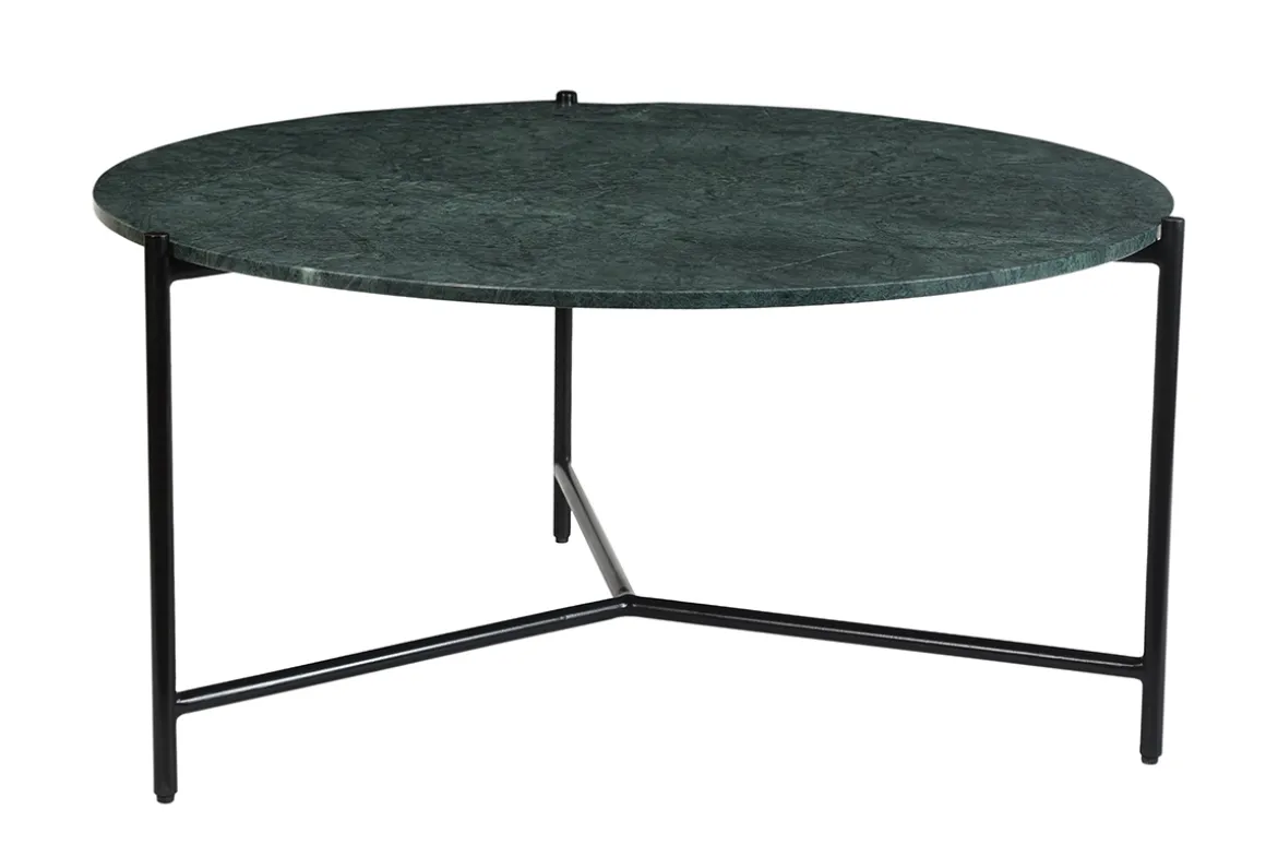 Miliboo Table Basse-Table basse design ronde en marbre vert D90 cm BUMCELLO