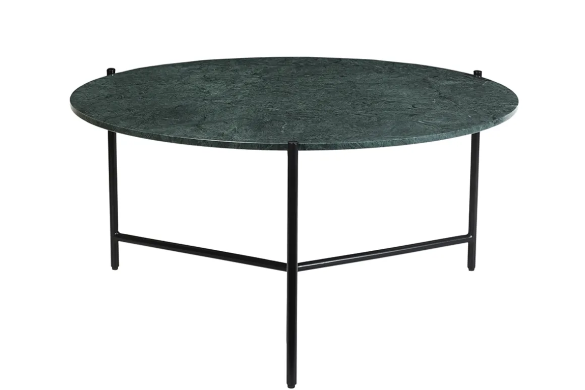 Miliboo Table Basse-Table basse design ronde en marbre vert D90 cm BUMCELLO
