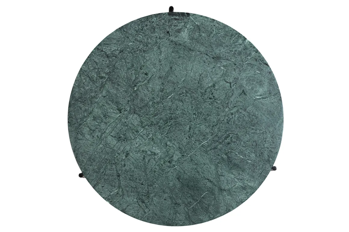 Miliboo Table Basse-Table basse design ronde en marbre vert D90 cm BUMCELLO