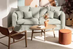 Miliboo Table Basse-Table basse ovale bois manguier massif L100 cm PALEY