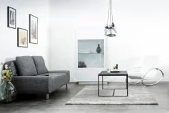 Miliboo Table Basse-Table basse rectangulaire design métal noir L100 cm KARL