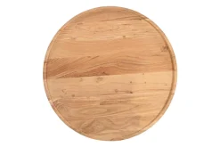 Miliboo Table Basse-Table basse ronde en bois massif D80 cm MATERA