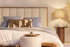 Miliboo Table Basse|Table D'appoint-Table d'appoint design bois foncé noyer L44 cm HOLLEN