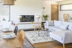 Miliboo Table Basse|Table D'appoint-Table d'appoint forme de feuille bois clair L60 cm PHYLL