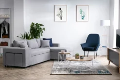 Miliboo Table Basse|Table D'appoint-Table d'appoint ronde bois clair chêne et métal blanc D42 cm LACE