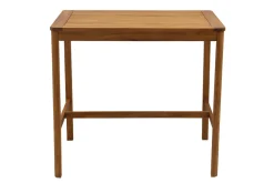 Miliboo Table De Bar / Bar|Table De Jardin-Table de bar de jardin rectangulaire en bois massif L120 cm AKIS