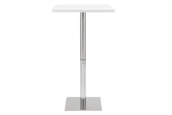 Miliboo Table De Bar / Bar-Table de bar design carrée blanche L60 cm JACK
