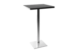 Miliboo Table De Bar / Bar-Table de bar design carrée noire L60 cm JORY