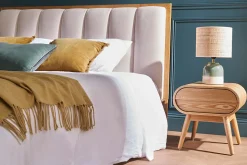 Miliboo Table De Chevet-Table de chevet avec tiroir vintage bois clair L45 cm (lot de 2) BJORG