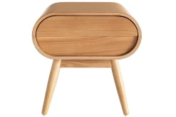 Miliboo Table De Chevet-Table de chevet avec tiroir vintage bois clair L45 cm BJORG