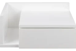 Miliboo Table De Chevet-Table de chevet murale blanche avec tiroir L40 cm NASTY
