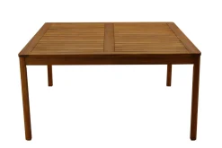 Miliboo Table De Jardin-Table de jardin carrée en bois massif L147 cm AKIS