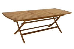 Miliboo Table De Jardin-Table de jardin extensible rallonges intégrées en bois massif L180-240 cm CANOPEE