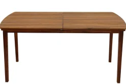 Miliboo Table De Jardin-Table de jardin extensible rectangulaire en bois massif L160-210 cm CANOPEE