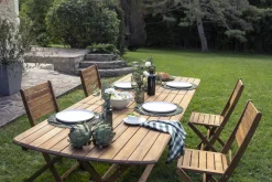 Miliboo Table De Jardin-Table de jardin extensible rectangulaire en bois massif L160-210 cm CANOPEE