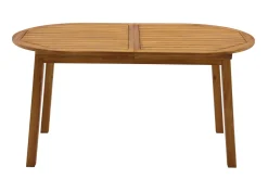 Miliboo Table De Jardin-Table de jardin extensible rallonges intégrées en bois massif L160-210 cm MAYEL