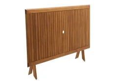 Miliboo Table De Jardin-Table de jardin pliante rectangulaire en bois massif L170 cm SANTIAGO