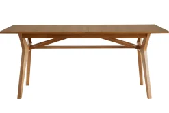 Miliboo Table Extensible-Table extensible rallonges intégrées rectangulaire bois clair L180-220 cm FOSTER