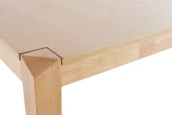 Miliboo Table Extensible-Table extensible rallonges intégrées rectangulaire en bois clair L150-180 cm BOLLY