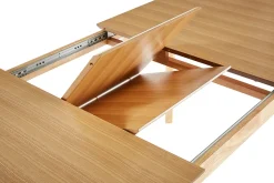 Miliboo Table Extensible-Table extensible rallonges intégrées rectangulaire en bois clair frêne L160-210 cm BONAVISTA