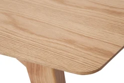 Miliboo Table Extensible-Table extensible rallonges intégrées rectangulaire en bois clair L180-230 cm FIFTIES